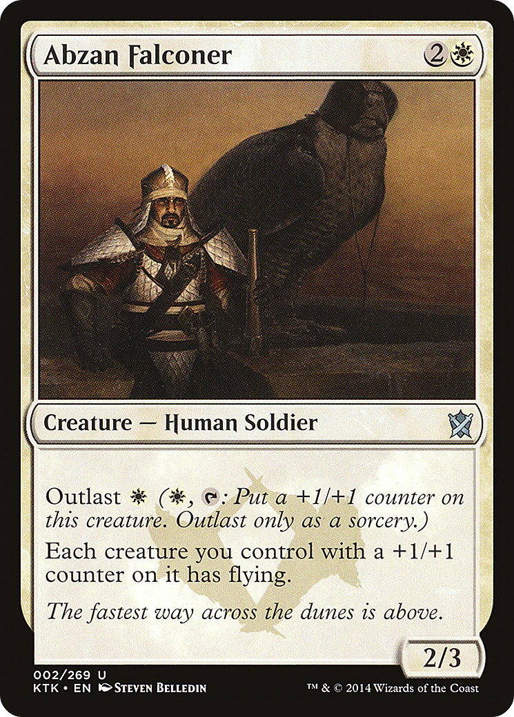 Abzan Falconer (KTK-002) - Khans of Tarkir Foil