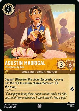 Agustin Madrigal - Exceptionally Kind (6/204) Wilds Unknown (Non-Foil)