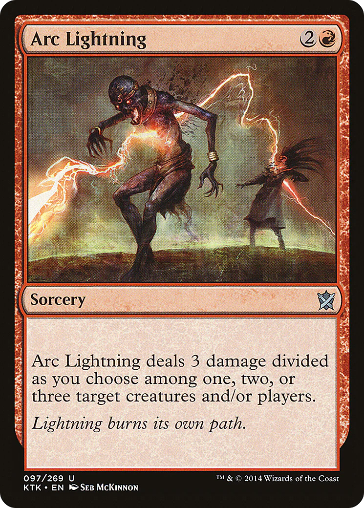 Arc Lightning (KTK-097) - Khans of Tarkir Foil