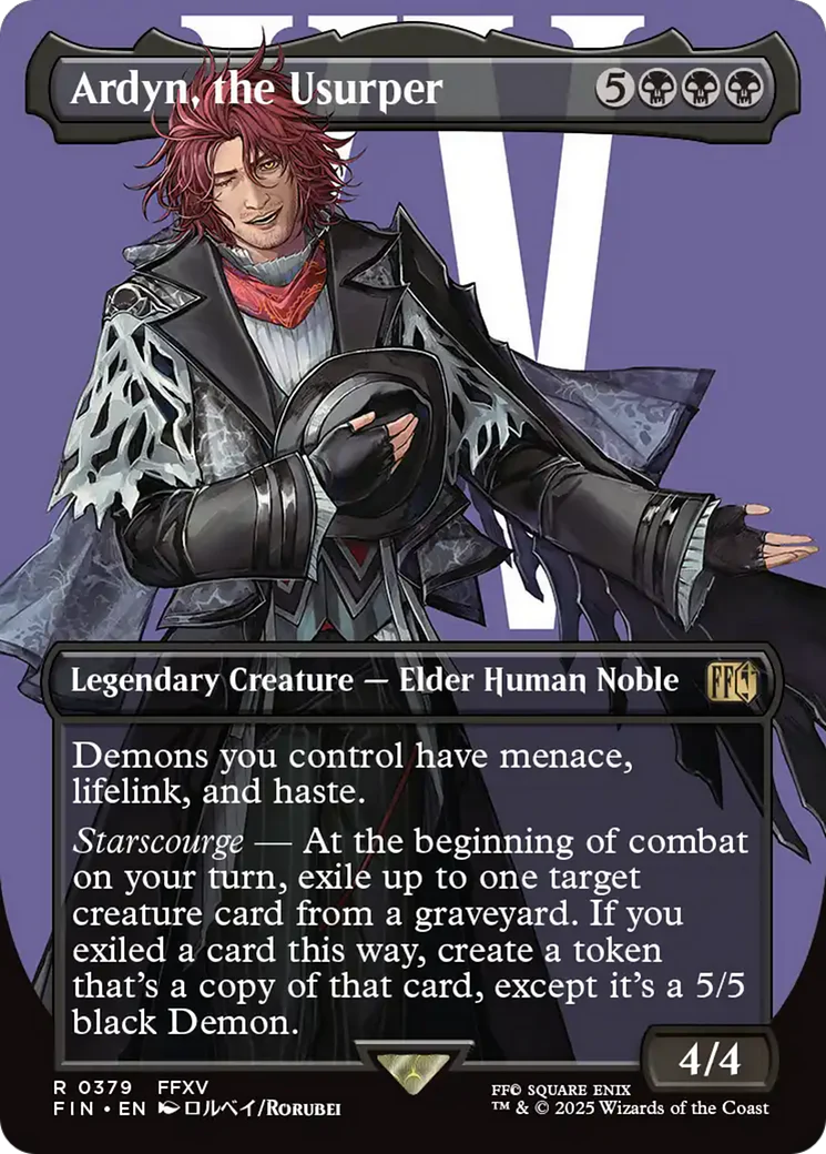 Ardyn, the Usurper (Borderless) (0379) (FIN-379) - FINAL FANTASY (Borderless) Foil