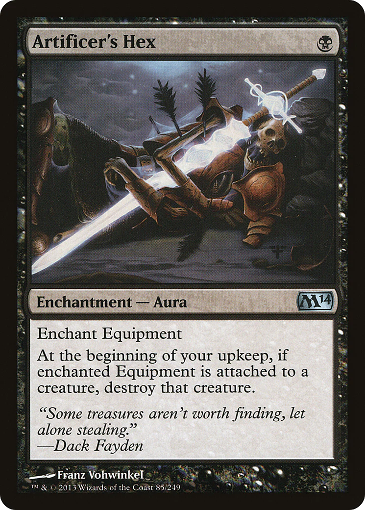 Artificer's Hex (M14-085) - Magic 2014 Foil