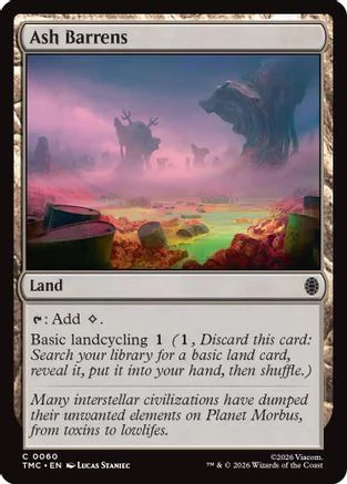 Ash Barrens (TMC-060) - Commander: Teenage Mutant Ninja Turtles