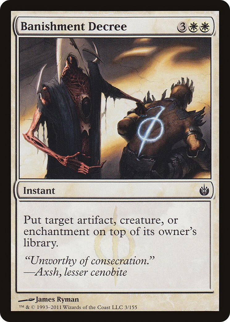 Banishment Decree (MBS-003) - Mirrodin Besieged