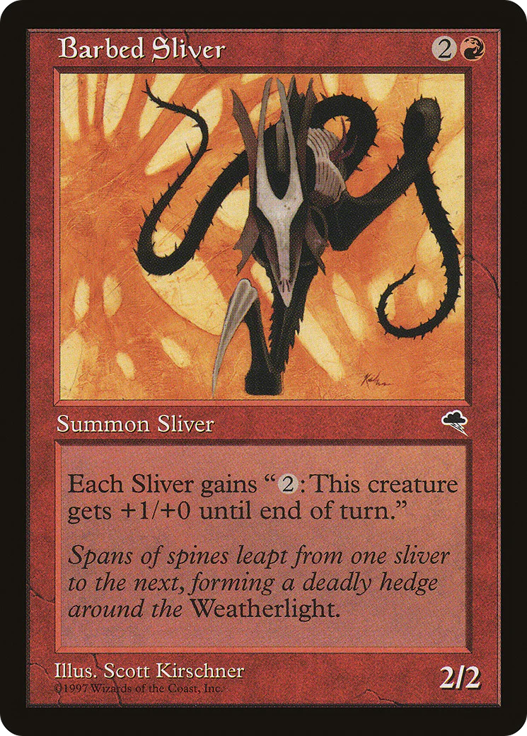 Barbed Sliver (TMP-163) - Tempest