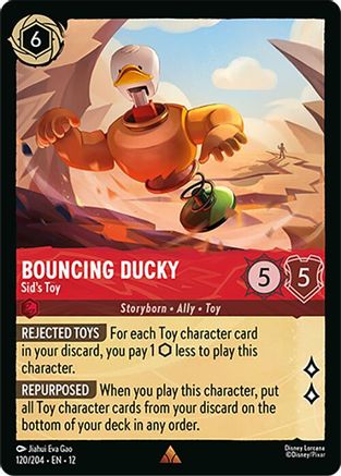 Bouncing Ducky - Sid's Toy (120/204) Wilds Unknown (Non-Foil)