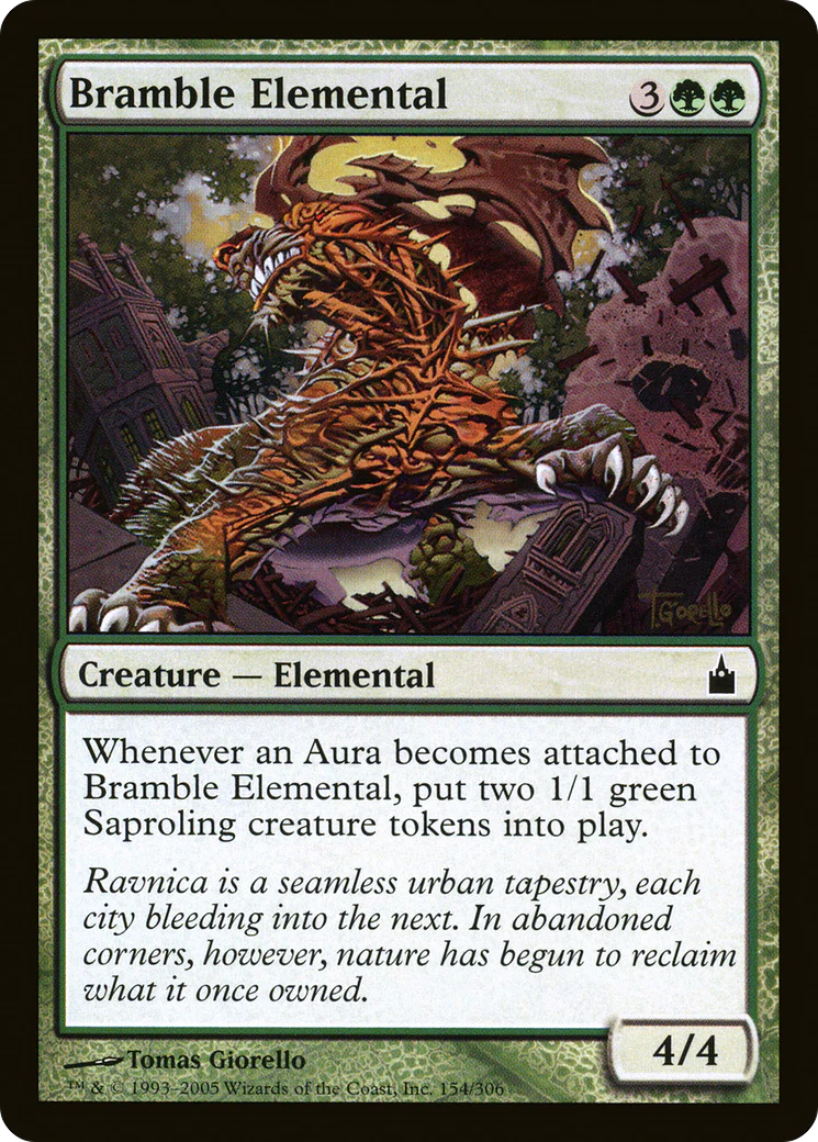 Bramble Elemental (RAV-154) - Ravnica: City of Guilds Foil