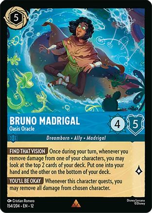 Bruno Madrigal - Oasis Oracle (154/204) Wilds Unknown (Non-Foil)