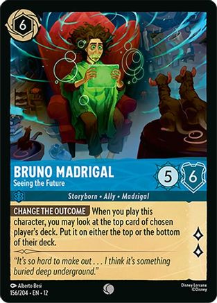 Bruno Madrigal - Seeing the Future (156/204) Wilds Unknown (Cold Foil)