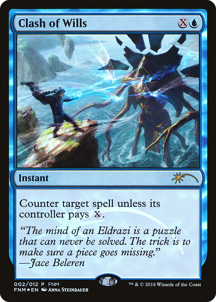 Clash of Wills (FNM-002) - Friday Night Magic 2016 Foil