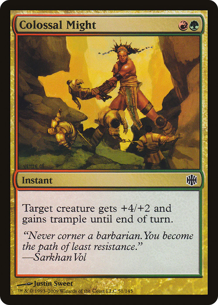 Colossal Might (ARB-051) - Alara Reborn
