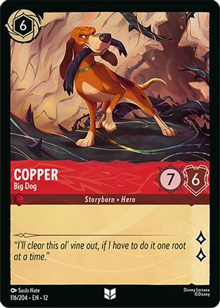Copper - Big Dog (116/204) Wilds Unknown (Non-Foil)