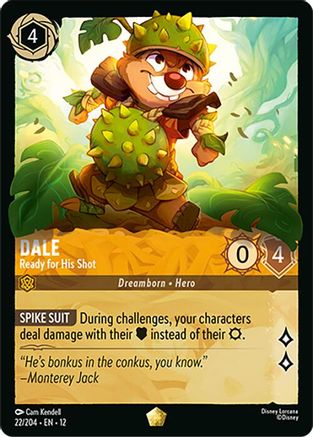 Dale - Ready for His Shot (22/204) Wilds Unknown (Cold Foil)