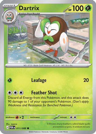 Dartrix 011/null [ME03 Perfect Order] (Reverse Holofoil)