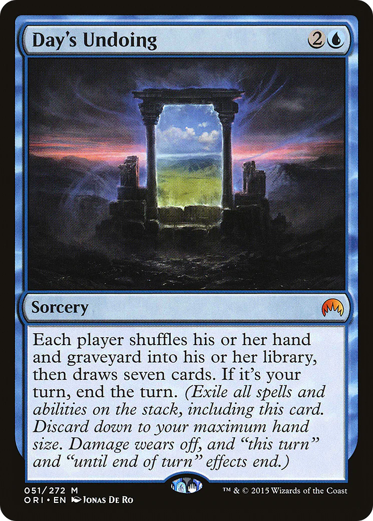 Day's Undoing (ORI-051) - Magic Origins