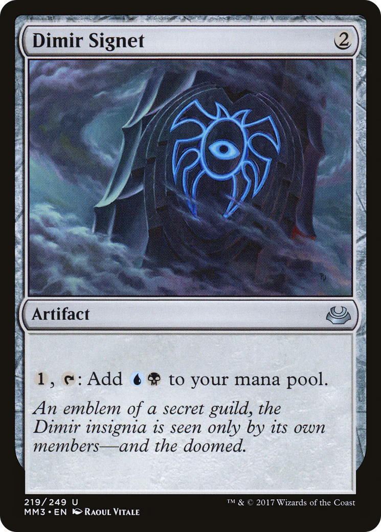 Dimir Signet (MM3-219) - Modern Masters 2017