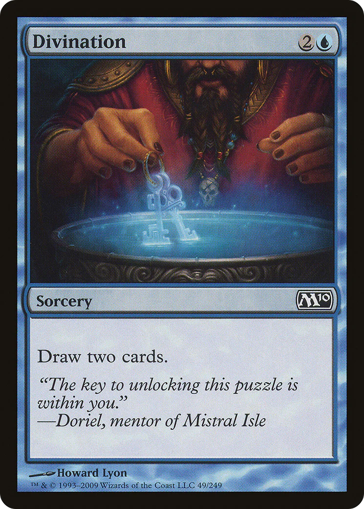 Divination (M10-049) - Magic 2010 Foil