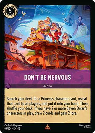 Don't Be Nervous (65/204) Wilds Unknown (Non-Foil)