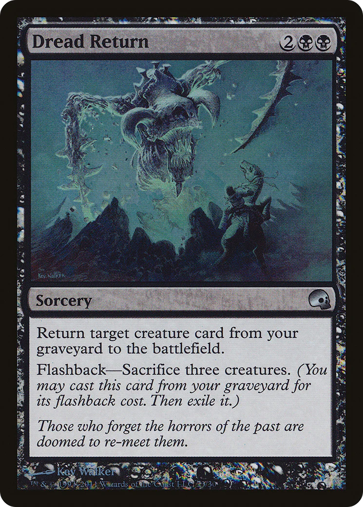 Dread Return (GRV-023) - Premium Deck Series: Graveborn Foil