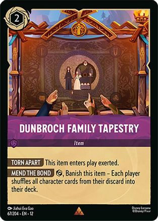 DunBroch Family Tapestry (67/204) Wilds Unknown (Non-Foil)