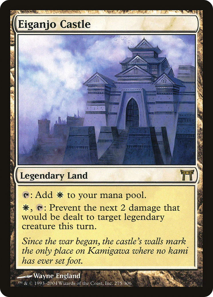 Eiganjo Castle (CHK-275) - Champions of Kamigawa Foil