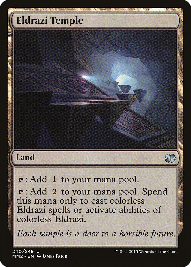 Eldrazi Temple (MM2-240) - Modern Masters 2015 Foil