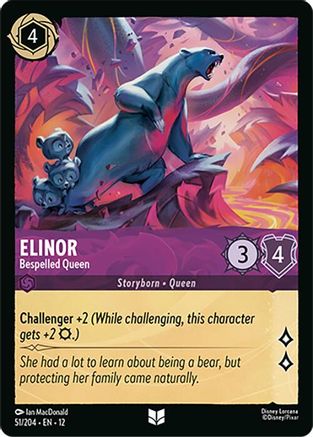 Elinor - Bespelled Queen (51/204) Wilds Unknown (Non-Foil)