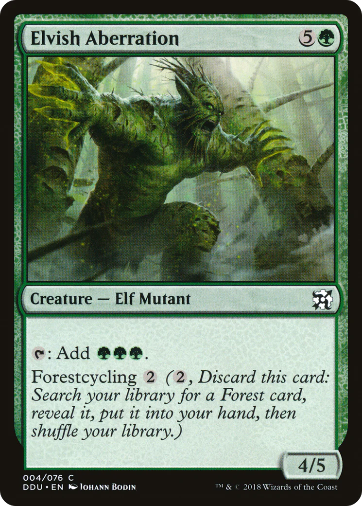 Elvish Aberration (DDU-004) - Duel Decks: Elves vs. Inventors