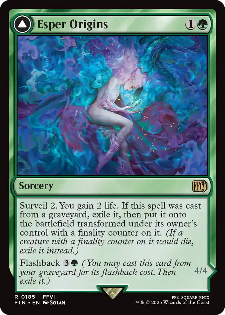 Esper Origins // Summon: Esper Maduin (FIN-185) - FINAL FANTASY: (enchantment) Foil - Image 3