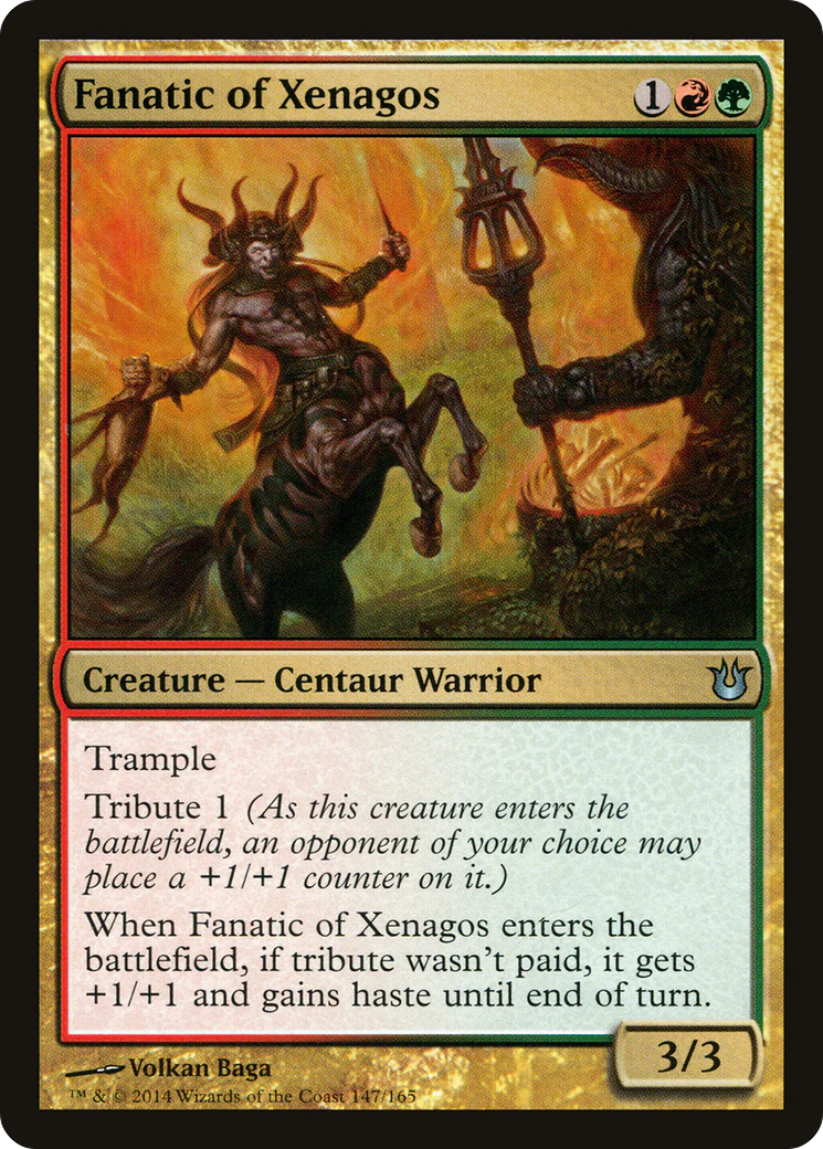 Fanatic of Xenagos (BNG-147) - Born of the Gods Foil