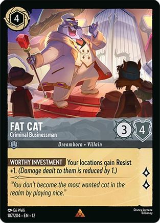 Fat Cat - Criminal Businessman (187/204) Wilds Unknown (Cold Foil)