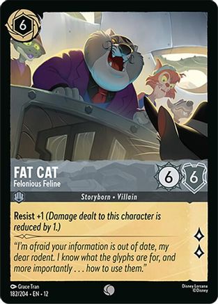 Fat Cat - Felonious Feline (182/204) Wilds Unknown (Cold Foil)