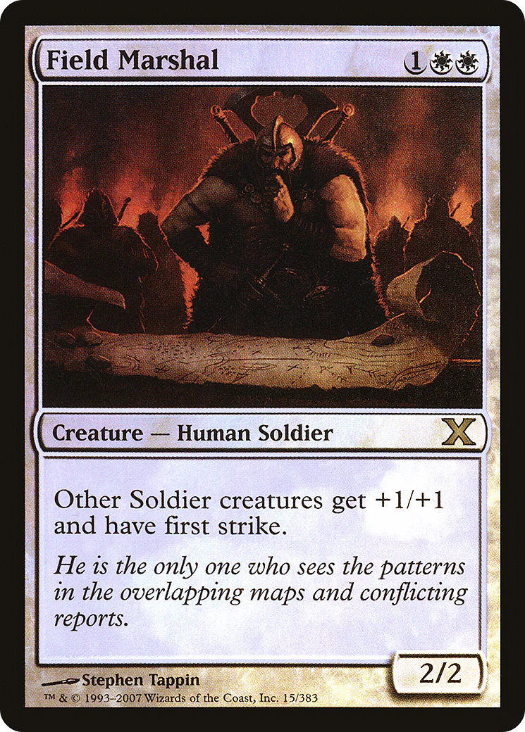 Field Marshal (10E-15★) - Tenth Edition Foil
