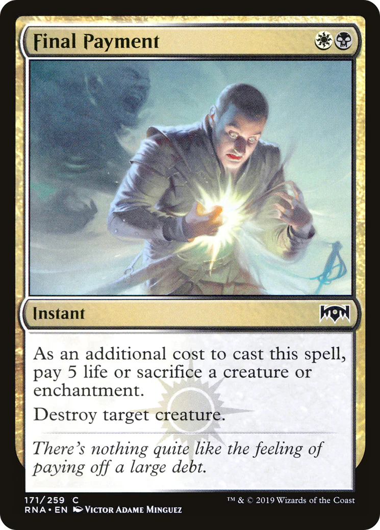 Final Payment (RNA-171) - Ravnica Allegiance Foil