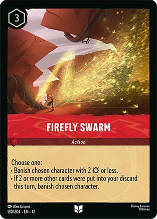 Firefly Swarm (130/204) Wilds Unknown (Cold Foil)