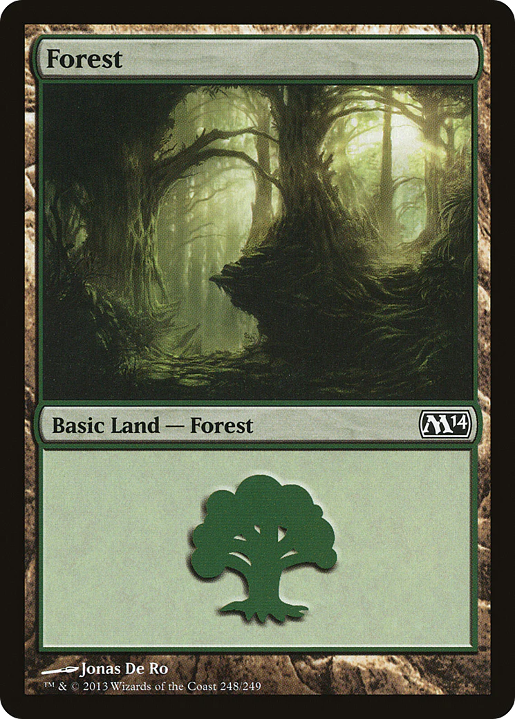 Forest (248) (M14-248) - Magic 2014 Foil