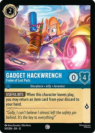 Gadget Hackwrench - Finder of Lost Parts (147/204) Wilds Unknown (Cold Foil)