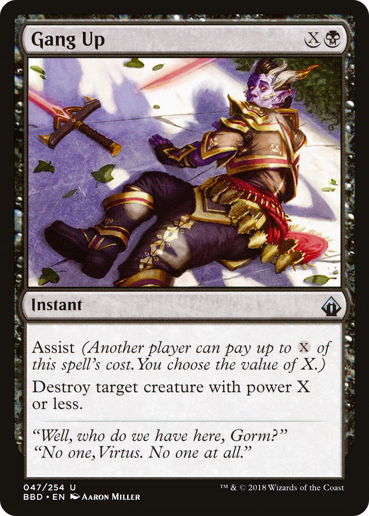 Gang Up (BBD-047) - Battlebond Foil