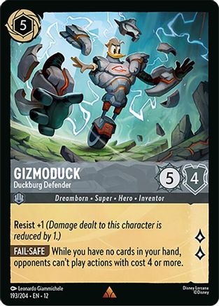Gizmoduck - Duckburg Defender (193/204) Wilds Unknown (Non-Foil)