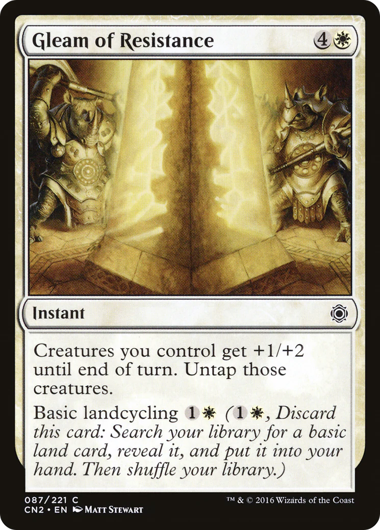 Gleam of Resistance (CN2-087) - Conspiracy: Take the Crown