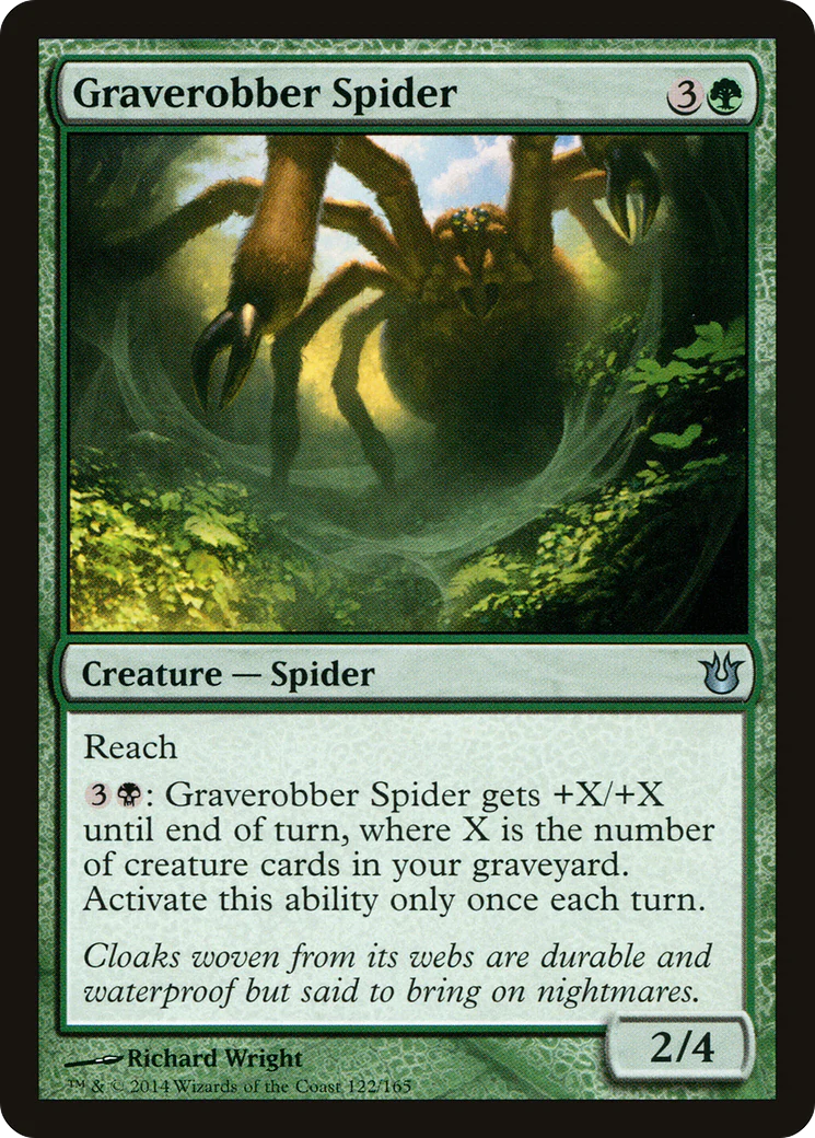 Graverobber Spider (BNG-122) - Born of the Gods Foil