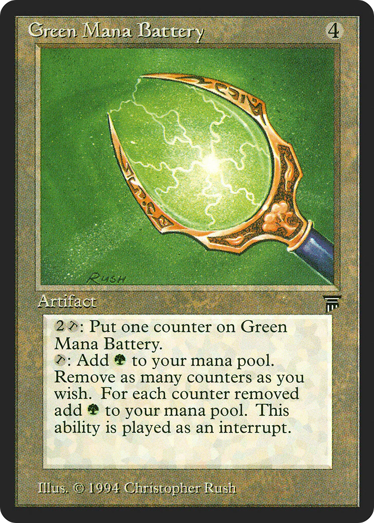 Green Mana Battery (LEG-) - Legends