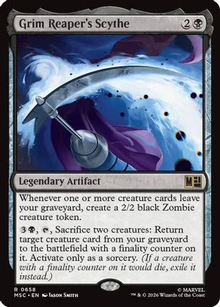 Grim Reaper's Scythe (MSC-658) - Commander: Marvel Super Heroes Foil