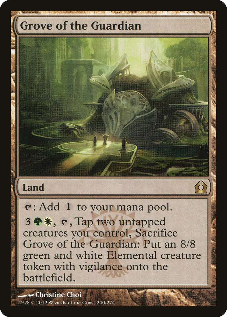Grove of the Guardian (RTR-240) - Return to Ravnica Foil