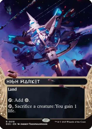High Market (0018) (Borderless) (EOS-018) - Edge of Eternities: Stellar Sights Foil