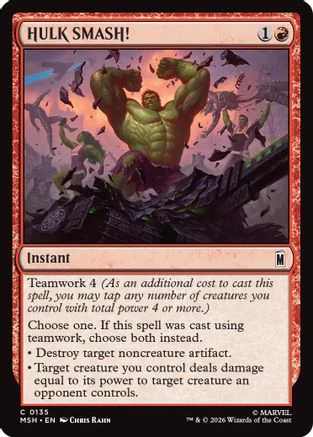 HULK SMASH! (MSH-135) - Marvel Super Heroes