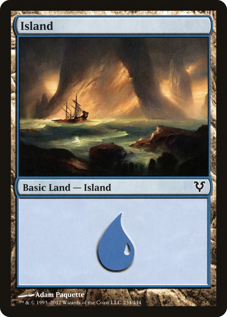 Island (234) (AVR-234) - Avacyn Restored
