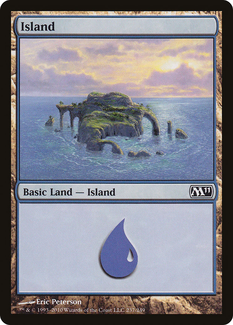 Island (237) (M11-237) - Magic 2011 Foil