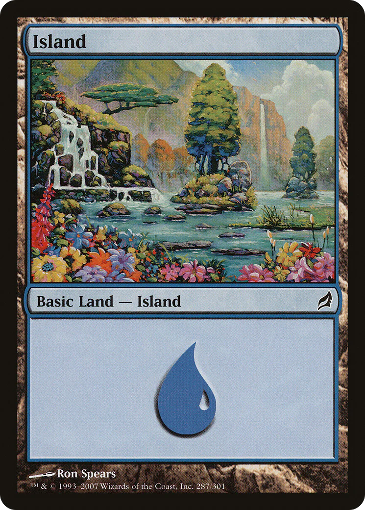 Island (287) (LRW-287) - Lorwyn Foil