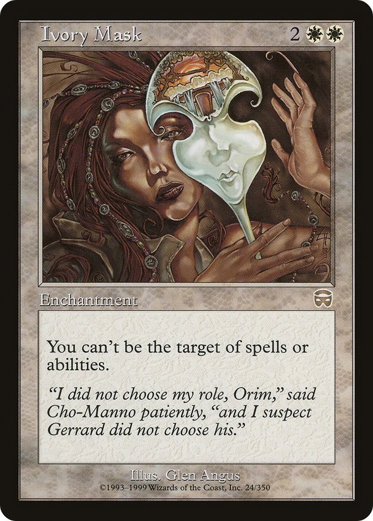 Ivory Mask (MMQ-024) - Mercadian Masques Foil