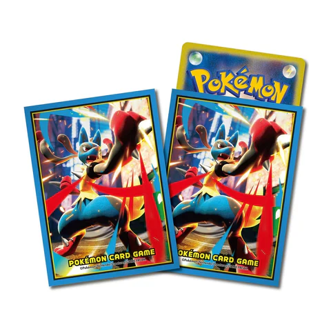 Japanese Pokémon TCG: Mega Lucario Sleeves (64PC) (Standard Sized) - Image 2